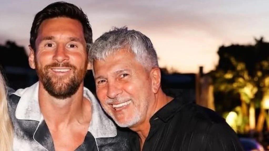 messi y padre
